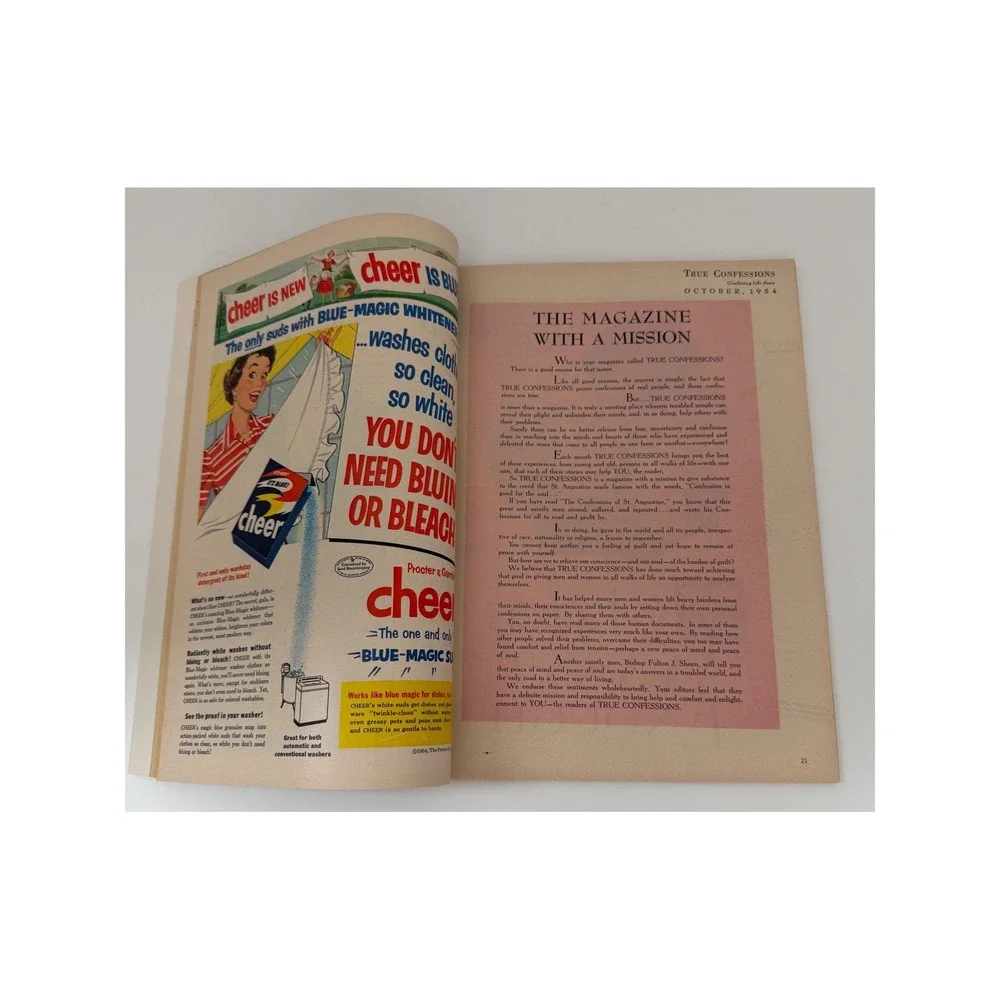 True Confessions Magazine vintage october